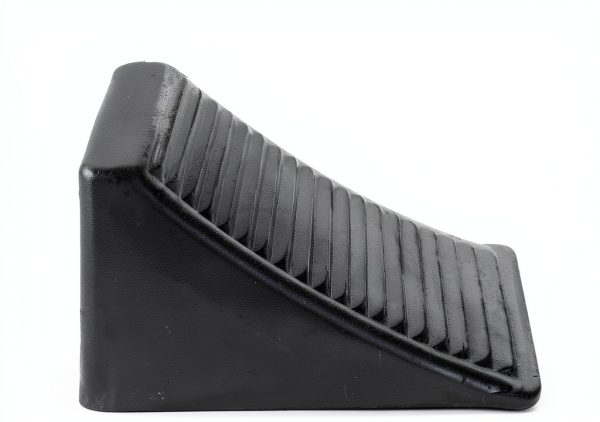 CertBuy 4 Pack Wheel Chock for Trailers, RV Wheel Chocks Heavy Duty, Black Rubber Wheel Chocks, Trailer Wheel Chocks for Car, Travel Trailers, RV, Truck, and ATV, 6.3"×4"×4"-3