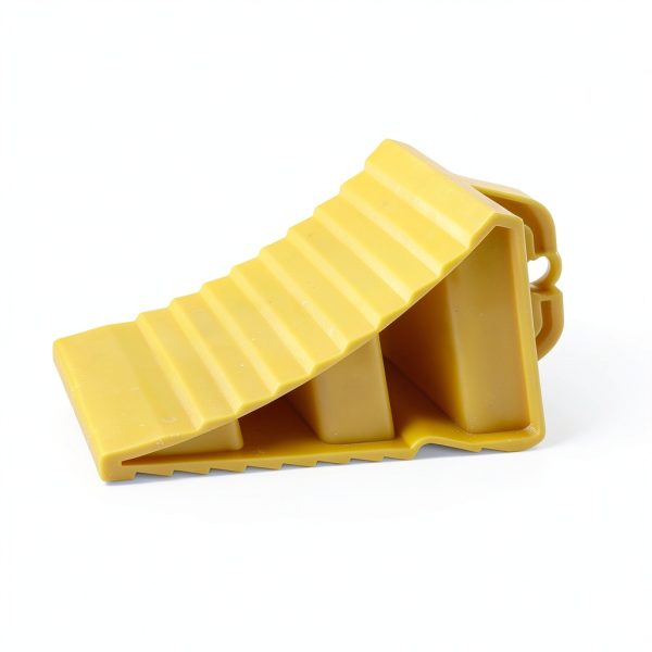 Wheel Chocks 4 Pack Non-Slip for RV Trailers Jade Butterfly Yellow-1