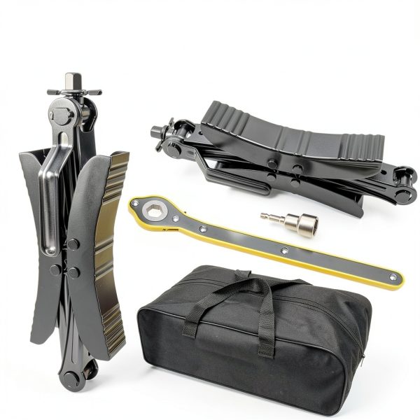 Camper Wheel Chock Stabilizer Lezcufer Duty X-Shaped RV Immobilizer-1